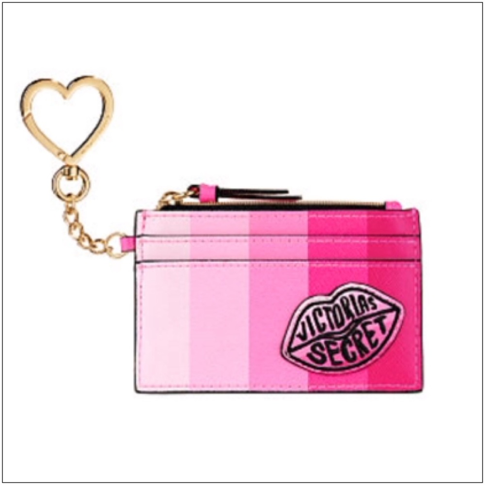 VS ~ STRIPE LOGO LIPS CARD CASE